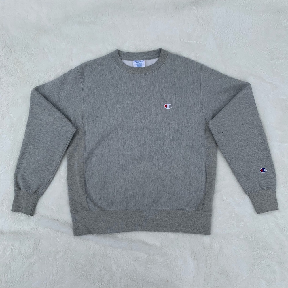 Grey Champion Reverse Weave Crewneck (Size: M)